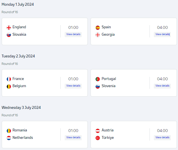 유로 2024 예선 조편성 토너먼트 일정 중계