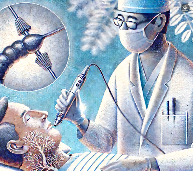 위 내시경 받는 모습