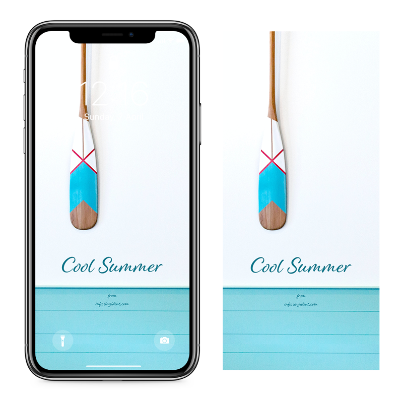 05 카누 패들 C - Cool Summer 아이폰여름배경화면