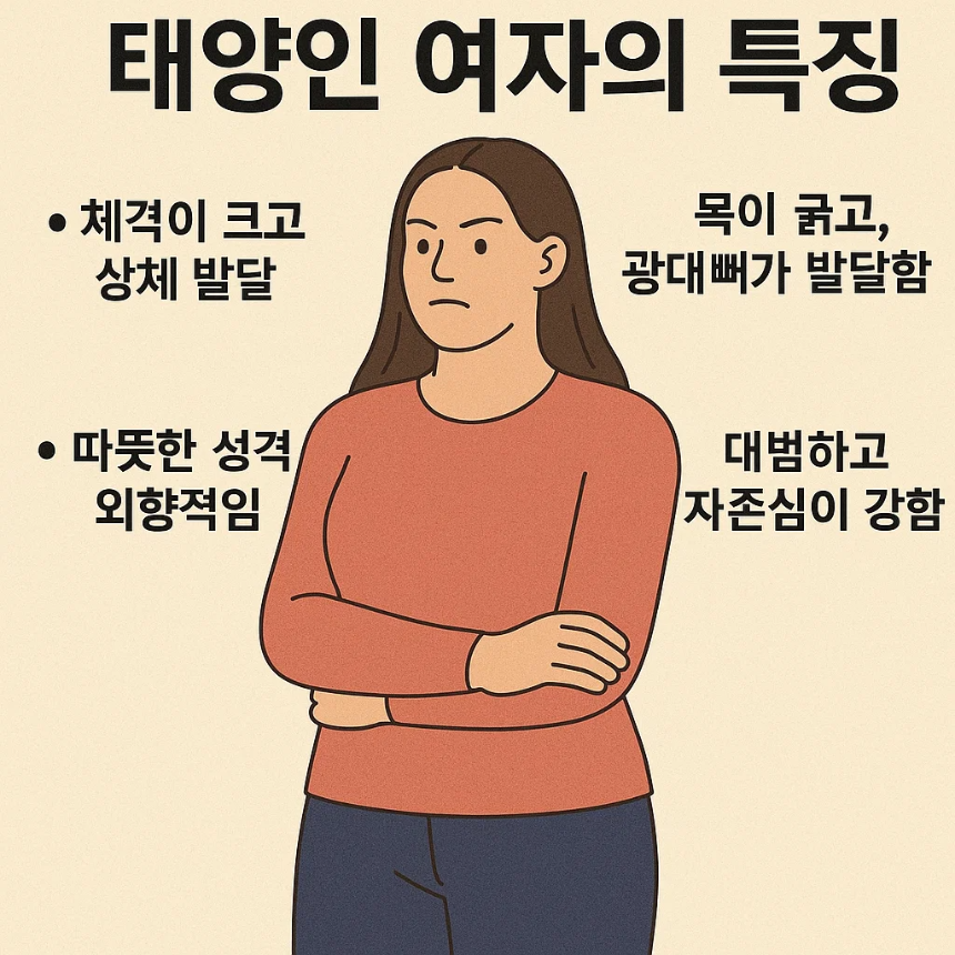 태양인 여자의 특징