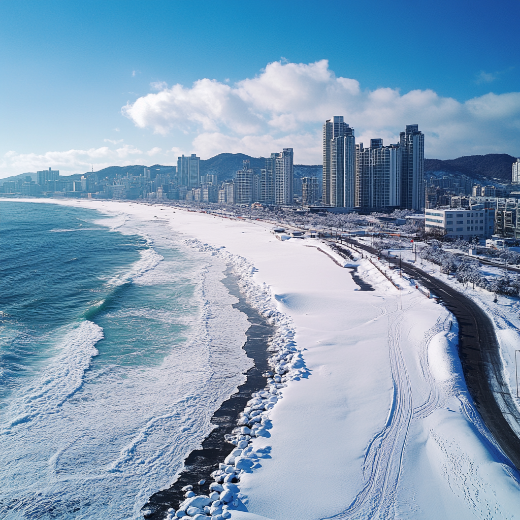 겨울광안리
