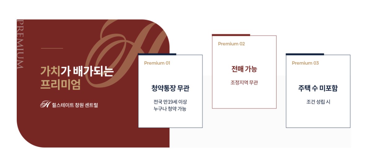 힐스테이트 창원 센트럴 청약 조건