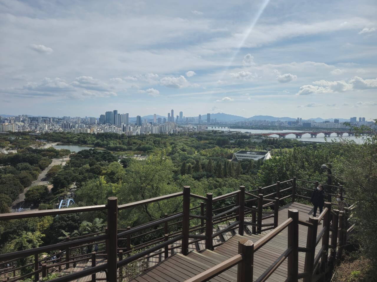 도심속 힐링 서울하늘공원의 경치