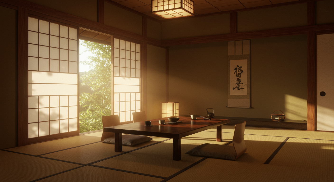 고즈넉한 일본식 다실