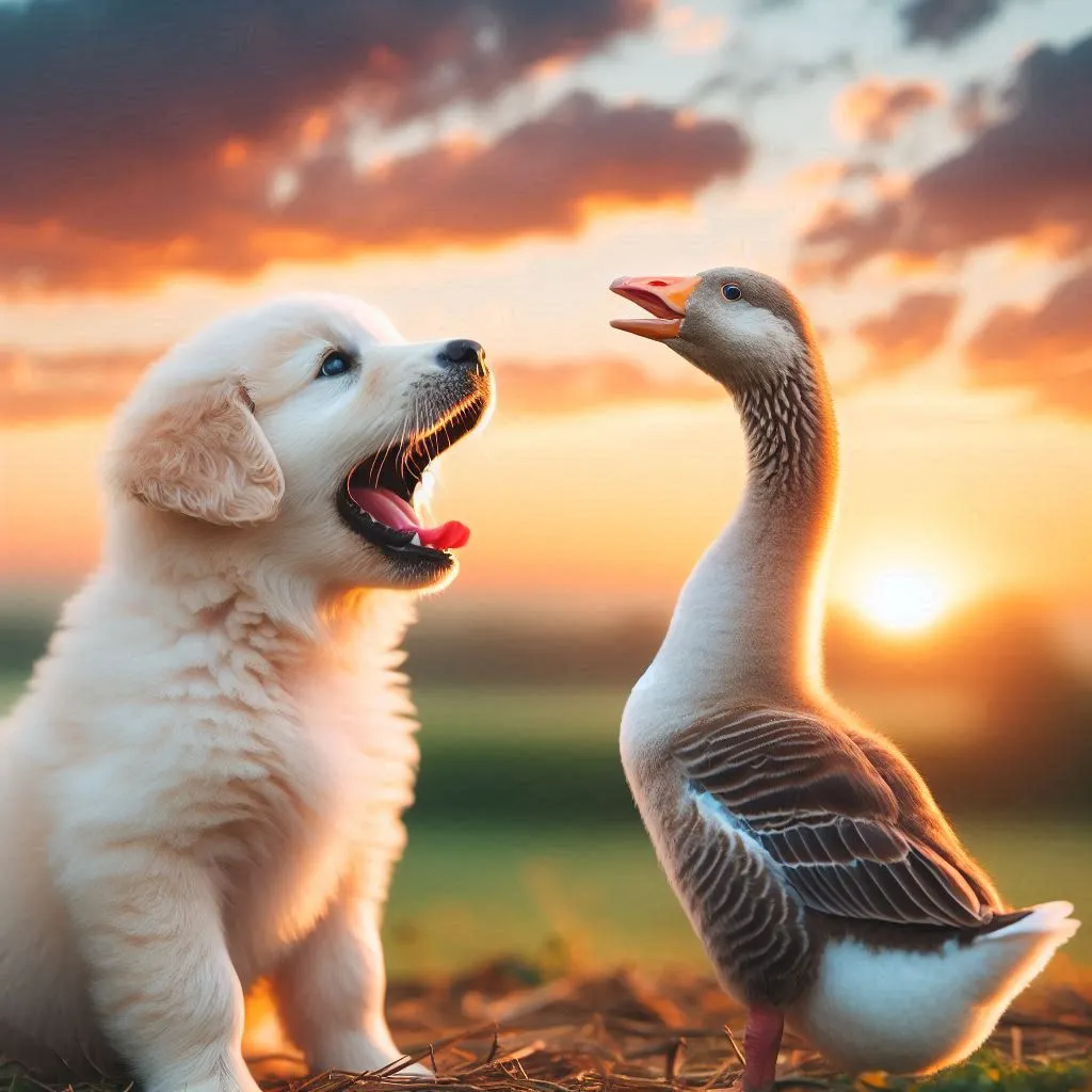 강아지 거위소리11