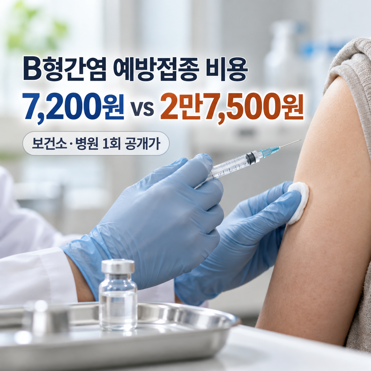 B형간염 예방접종 비용과 보건소·병원 1회 가격 및 3회 접종 일정을 비교한 안내 이미지