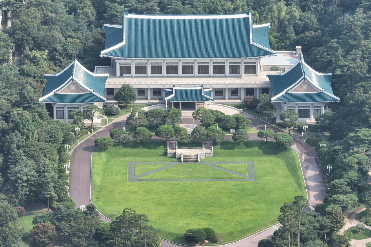 청와대 전경