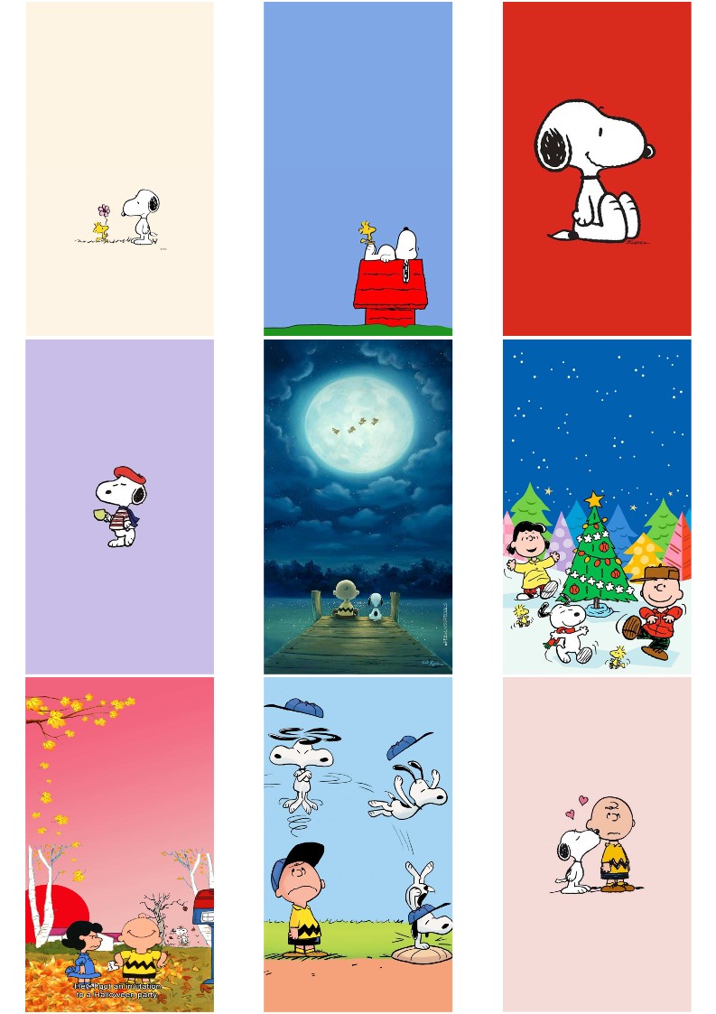 스누피 배경화면 컴퓨터 아이패드 핸드폰 아이폰