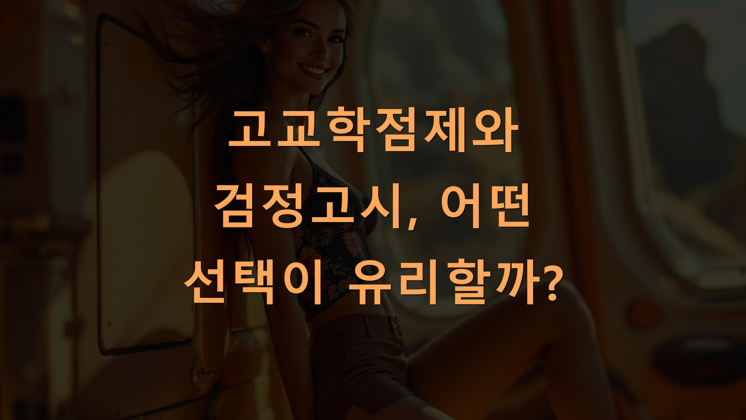 고교학점제와 검정고시, 어떤 선택이 유리할까?