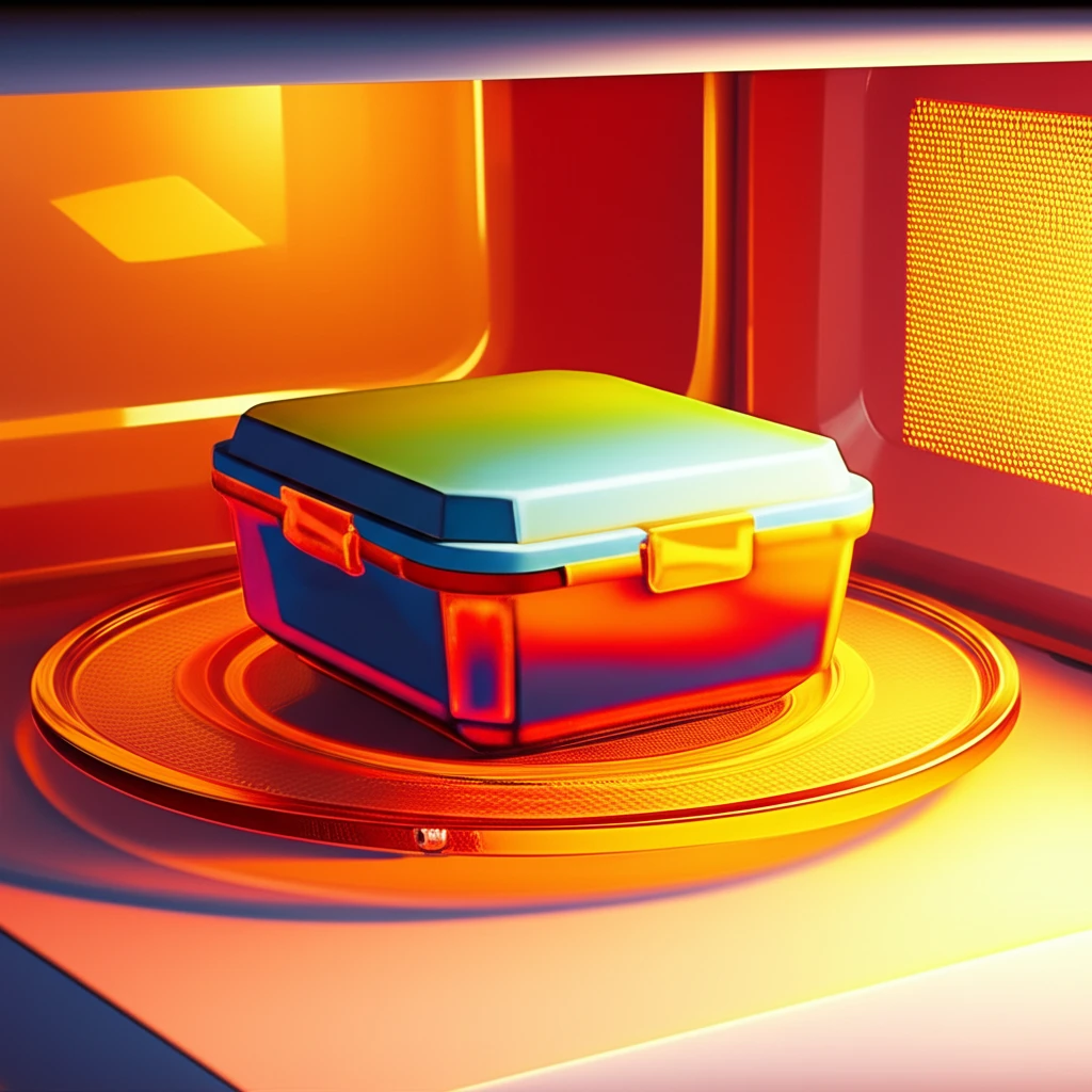 딱딱한 냉동 도시락 방지하는 전자레인..