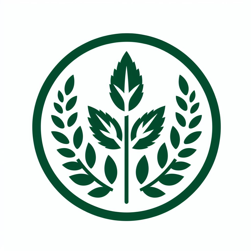 녹색 나물 로고 2