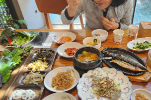 백운애꽃 쌈밥전문점 음식 사진