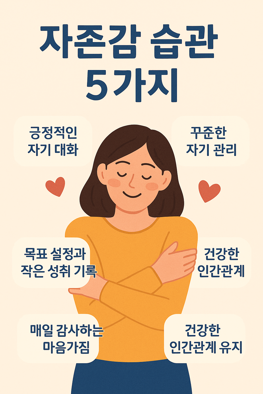 자존감 높은 사람들의 5가지 습관 행복과 성공을 부르는 비밀