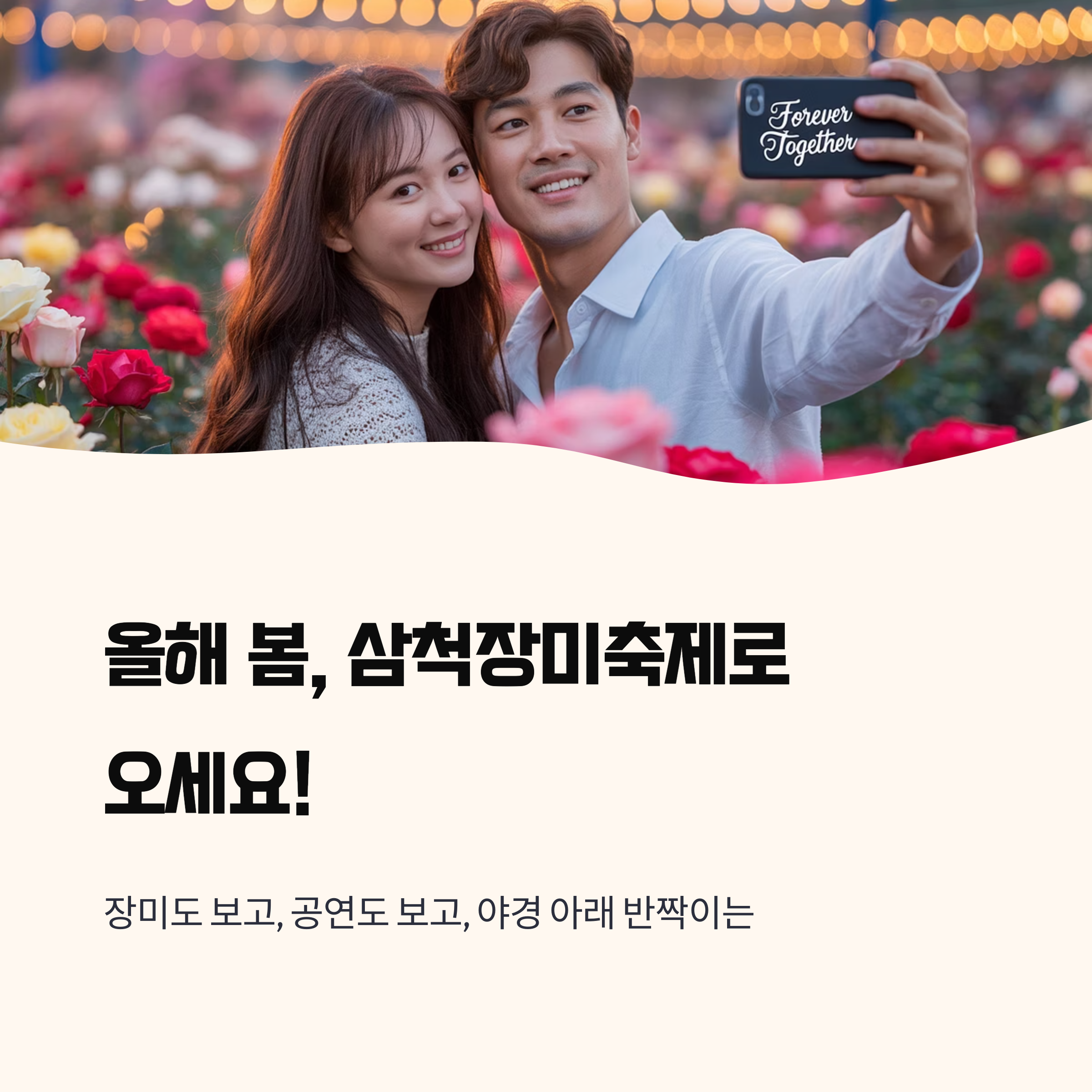 삼척장미축제로 오세요!