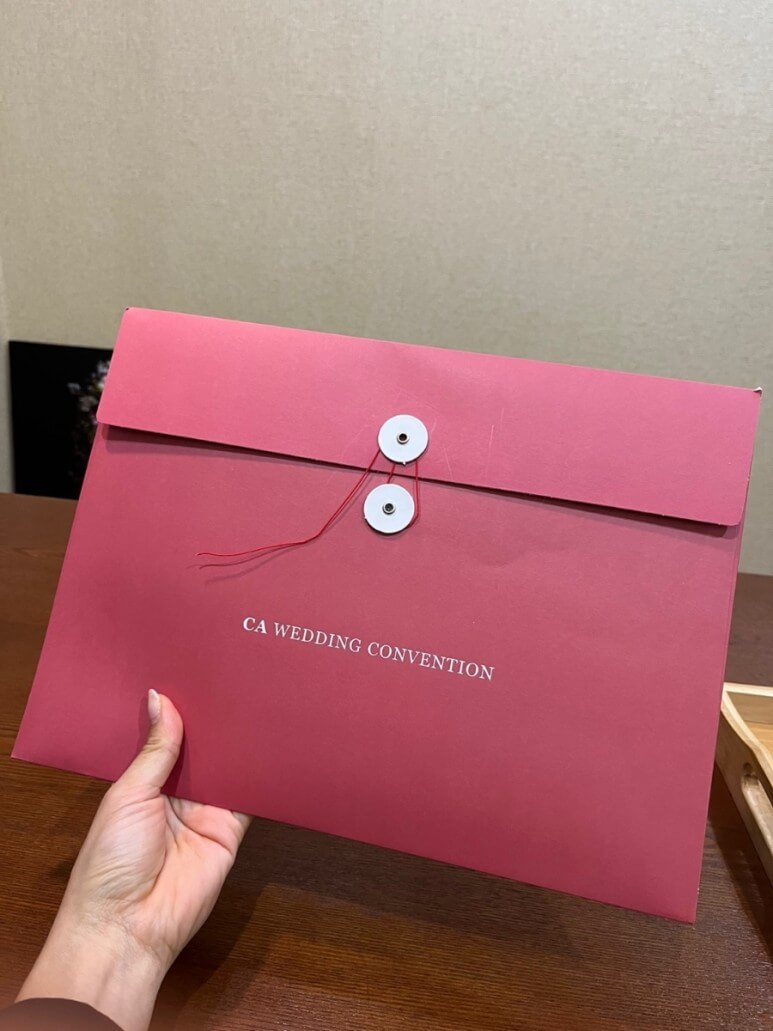 CA웨딩홀 계약