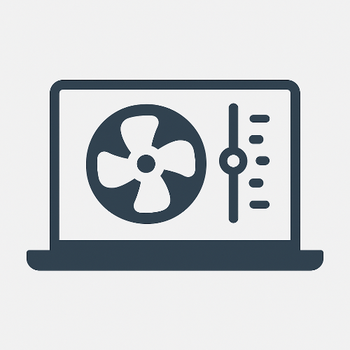 이미지 1. 노트북 팬 속도 조절