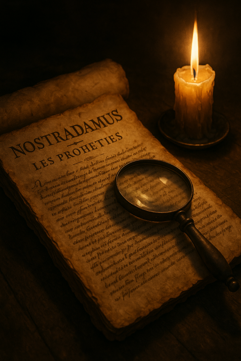 노스트라다무스의 암호화된 예언: 신비로운 사행시와 그 해석의 미스터리