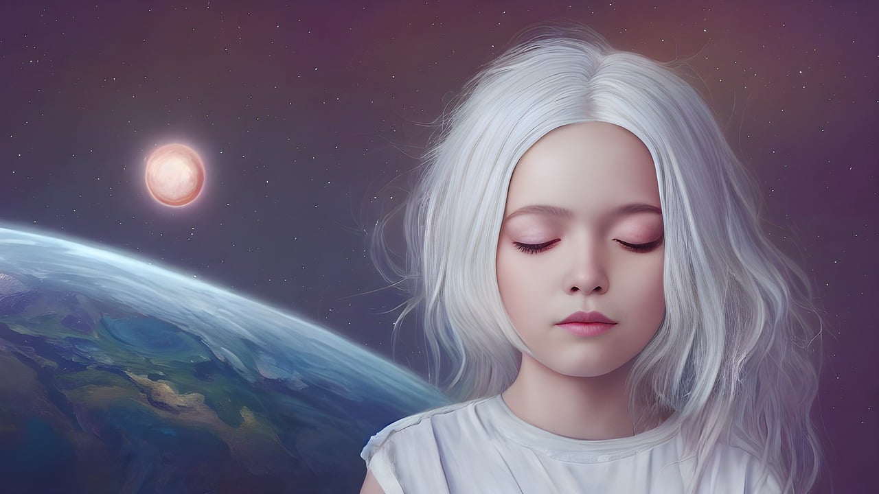 white hair