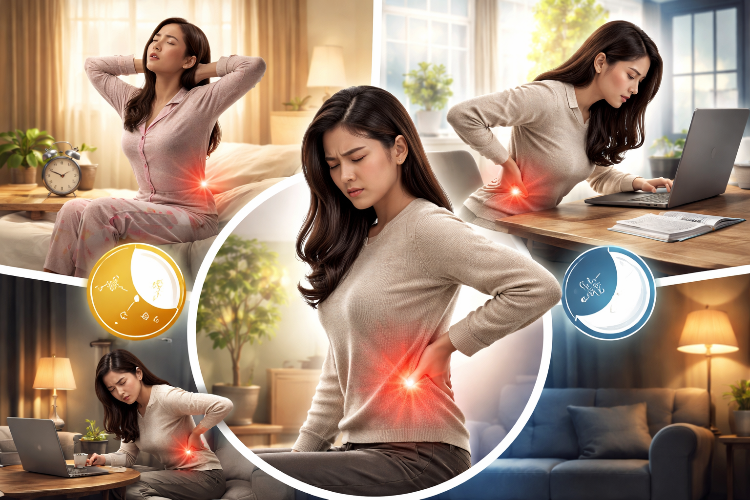 하루 중 허리 통증이 가장 심한 시간은