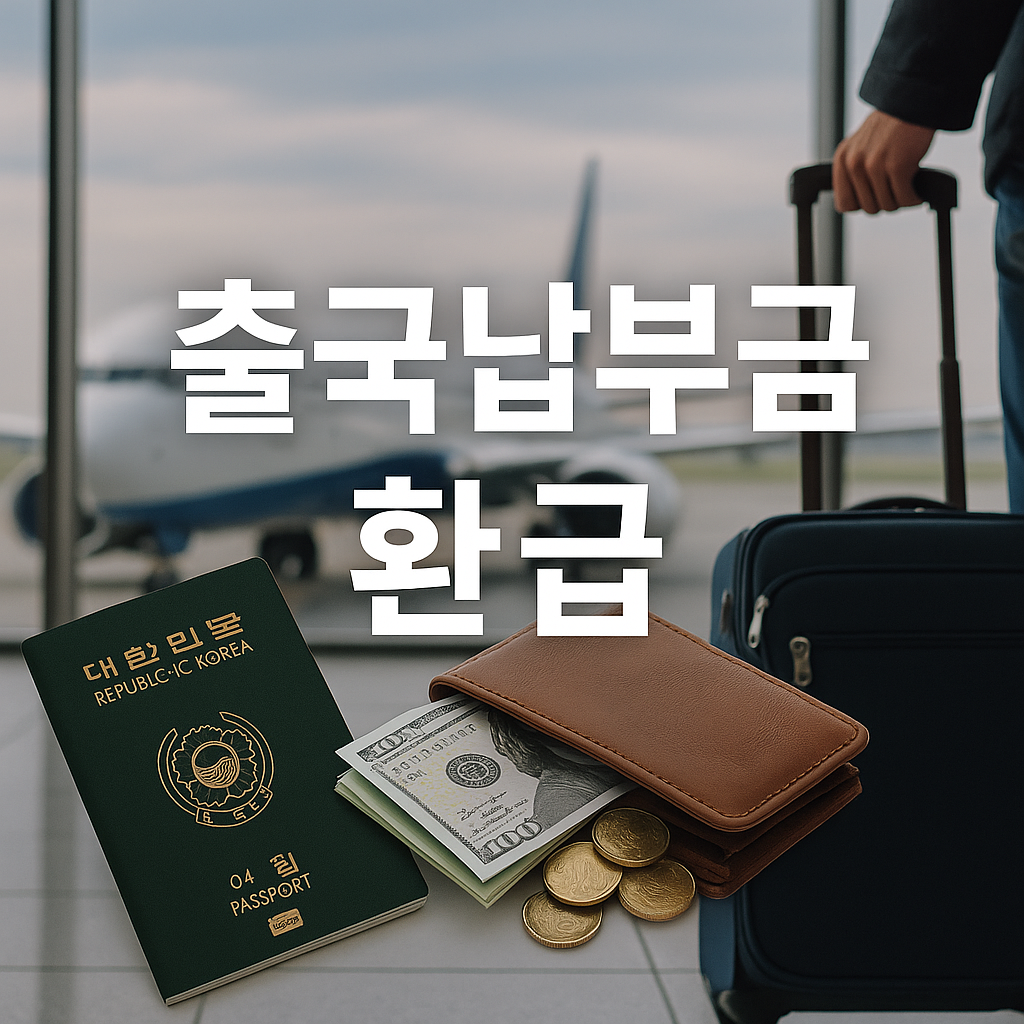 출국납부금 환급 서비스 완전정복