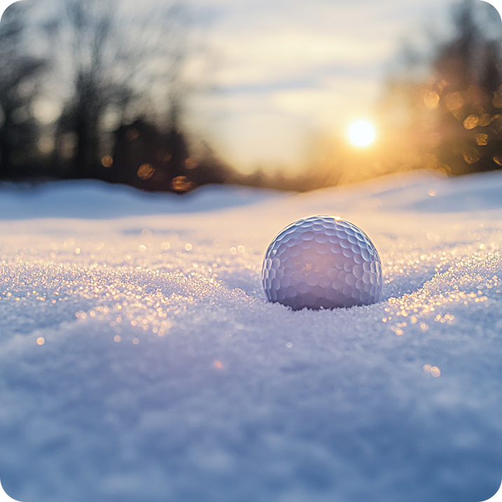 겨울 골프장
