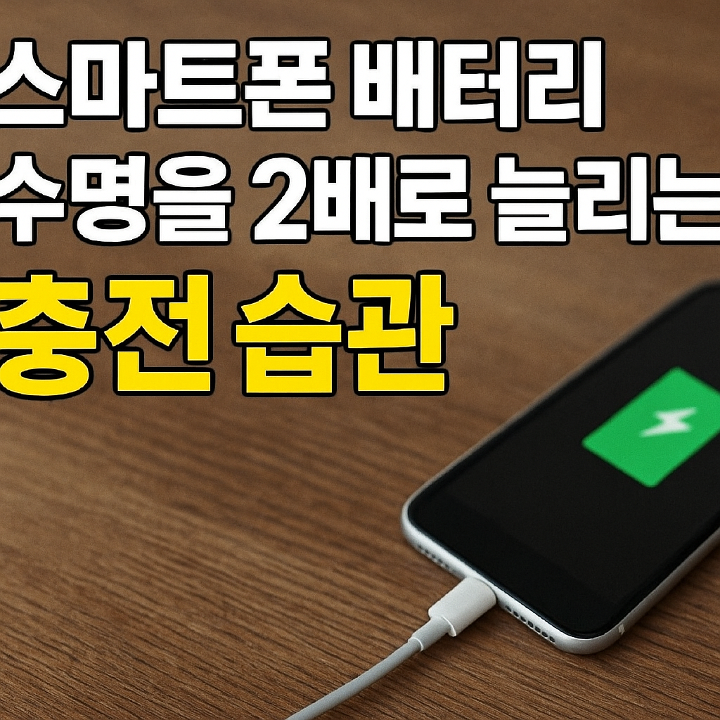 2배로 늘리는 충전 습관