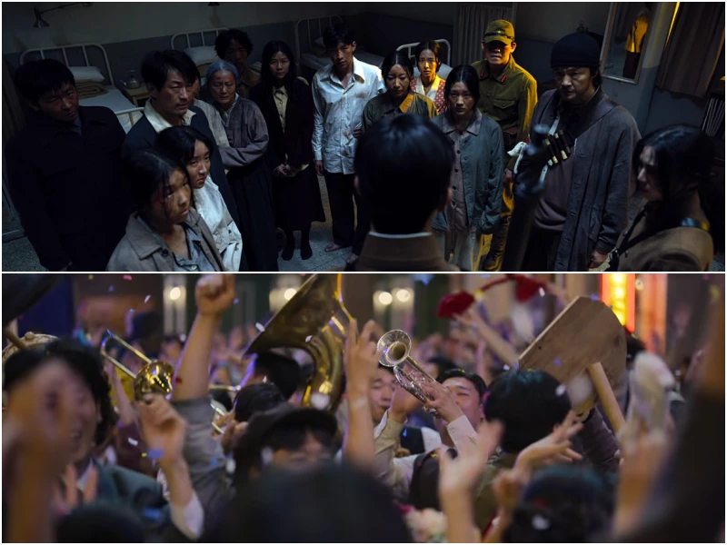 경성크리처의 옹성병원에서 탈출하려는 조선인들