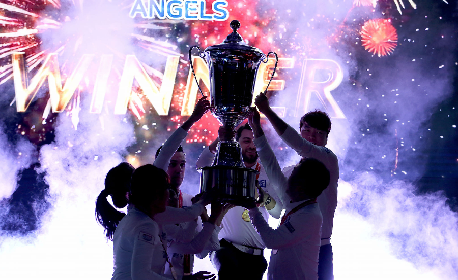 PBA 팀리그 포스트 시즌 2023 우승팀- 블루원리조트 블루원 엔젤스 당구팀(12)