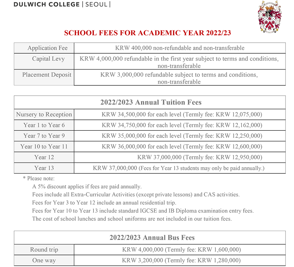 DCS Tuition