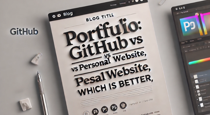GitHub 대 개인 웹사이트 포트폴리오 뭐가 좋을까?