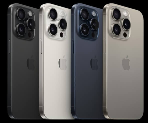 아이폰 15 프로 라인 색상 사진