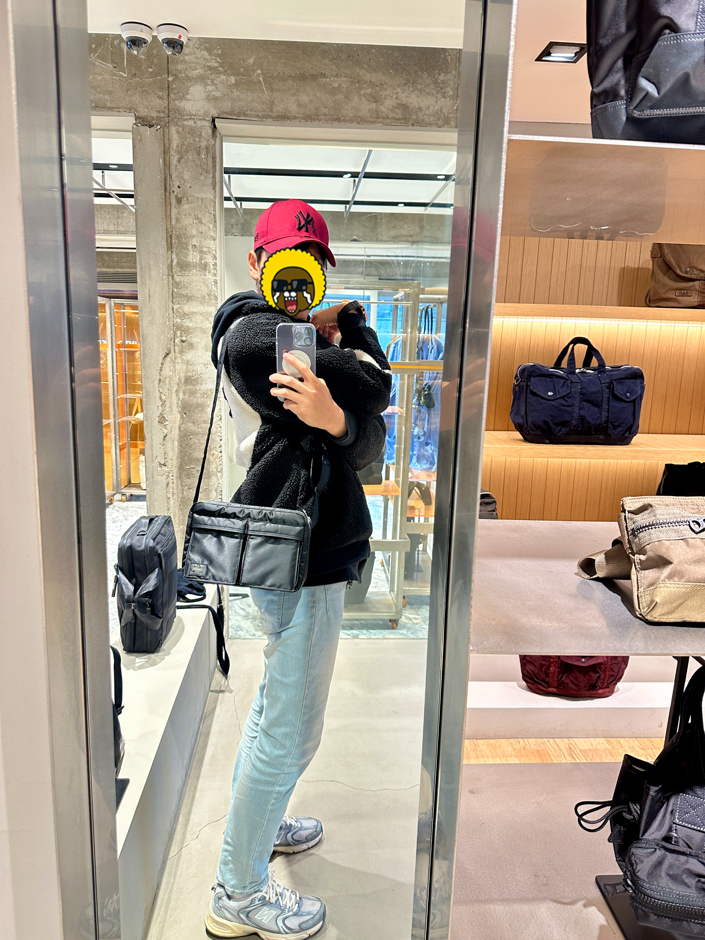 요시다 포터 탱커 착용해보기