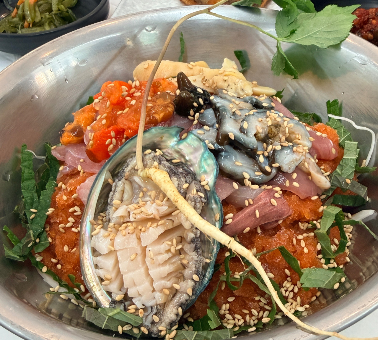속초 대포항 물회 맛집 전복양푼물회