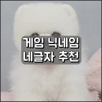 네글자 동물이름과 어려운 동물이름 모음 정리_14