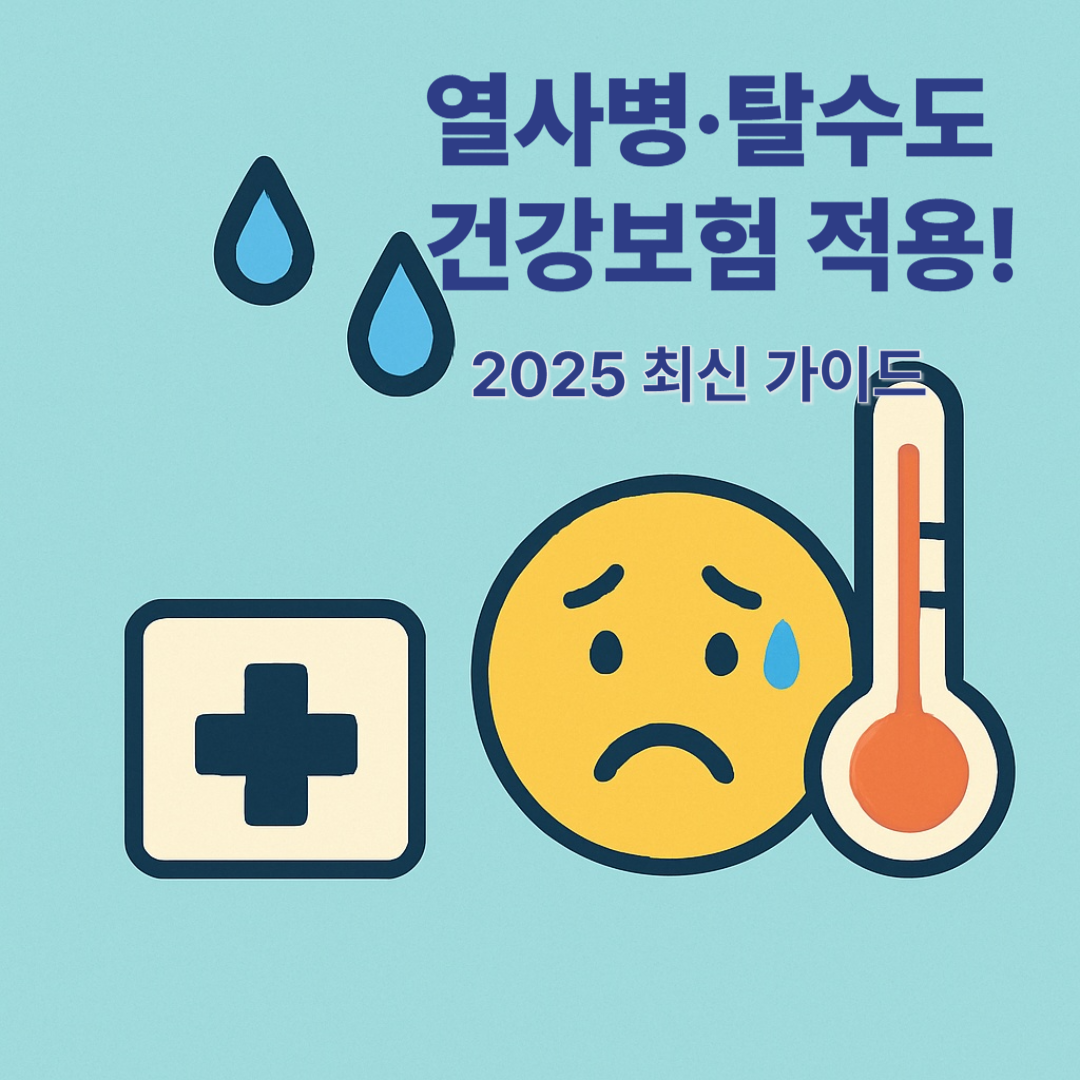 열사병 탈수도 건강보험 적용! - 2025 최신 가이드