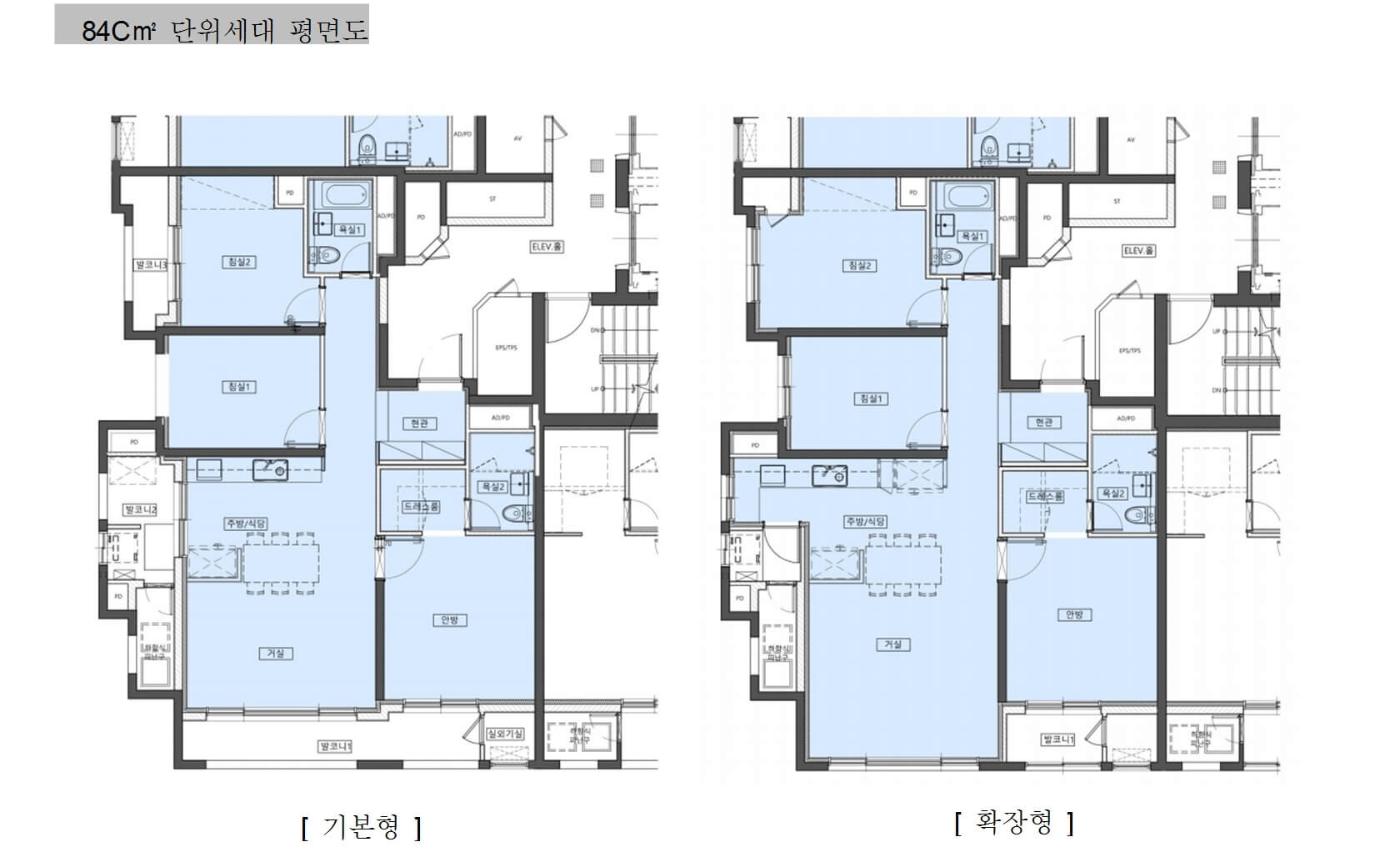영등포 센트럴푸르지오위브 평면도