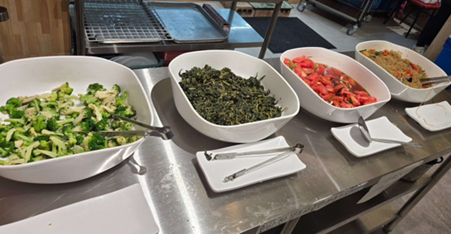 셀프 반찬 코너 사진