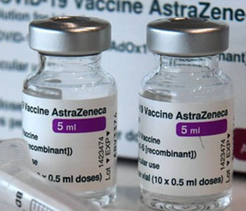 아스트라제네카 백신 바이알 사진