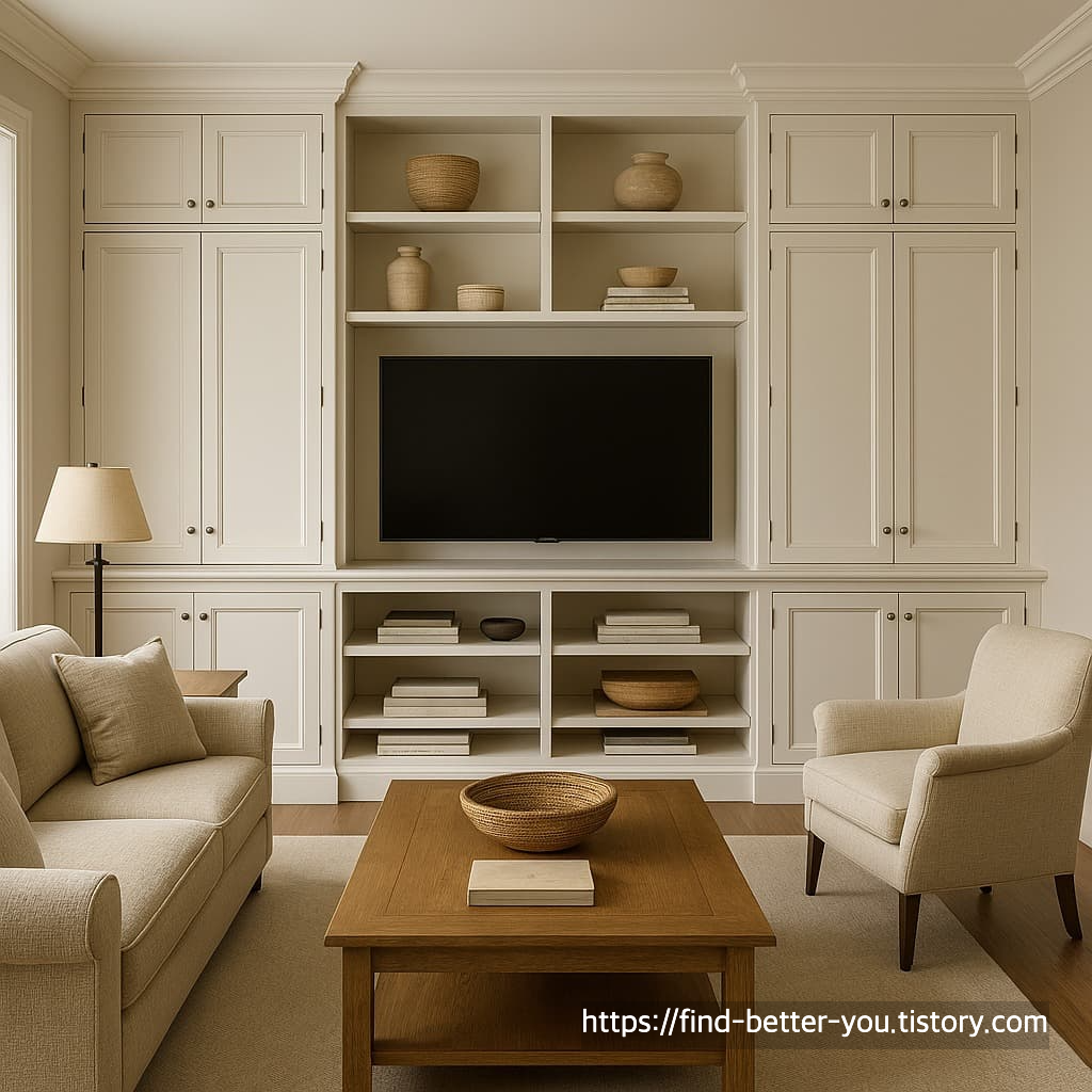 수납으로 정리된 행복: 어수선함 없는 마음의 평화