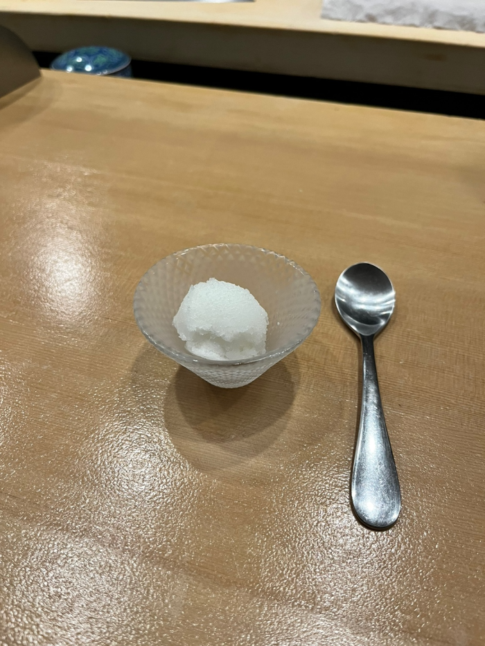 디저트 배 샤벳