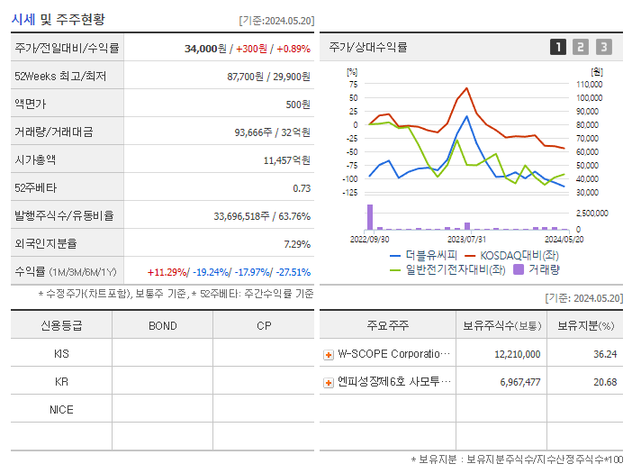 더블유씨피_기업개요