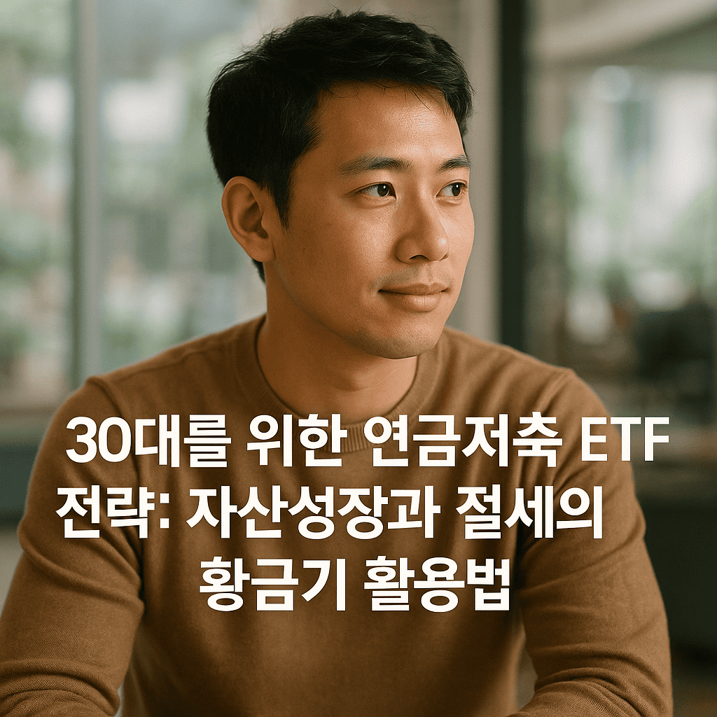 30대를 위한 연금저축 ETF 전략: 자산성장과 절세의 황금기 활용법