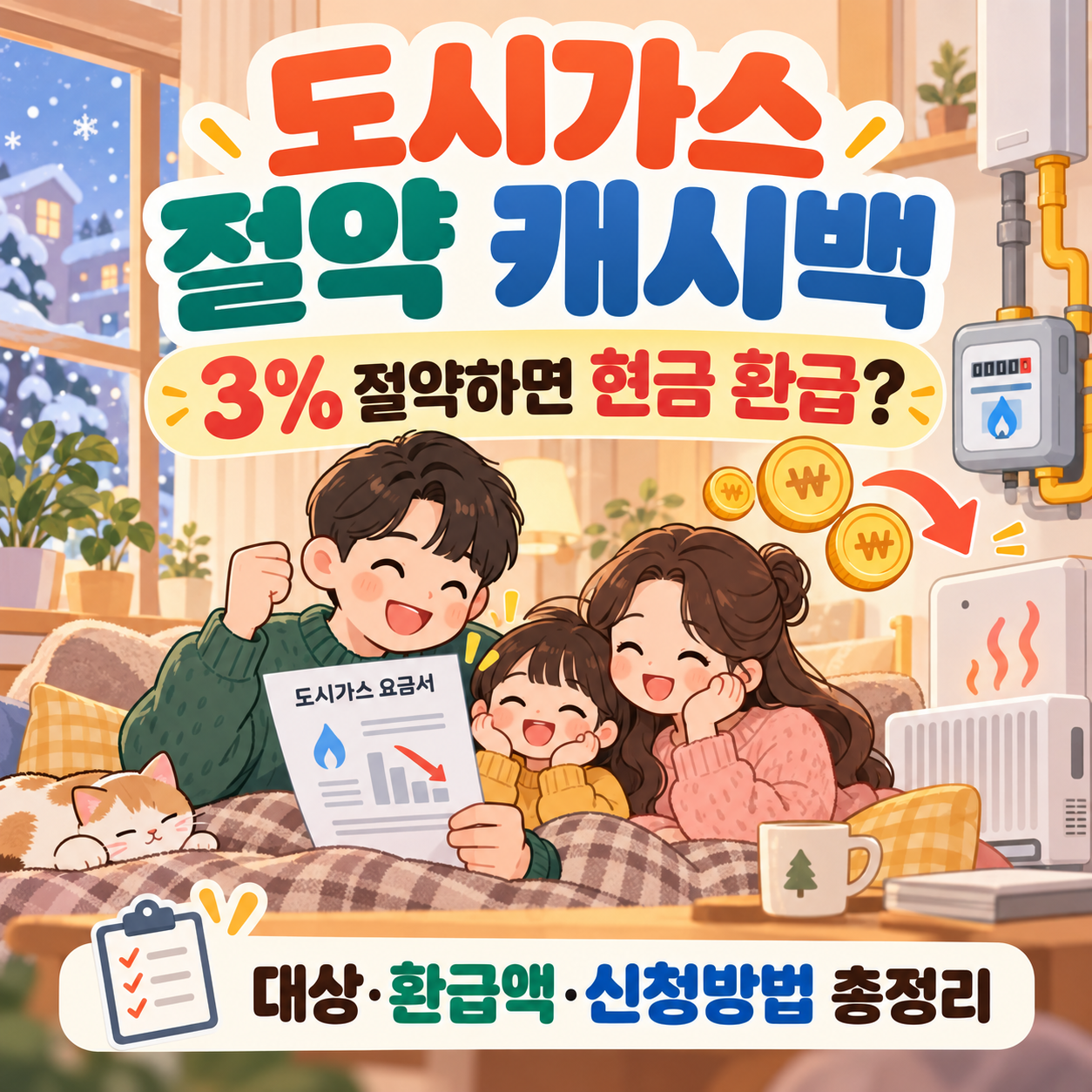 도시가스절약캐시백