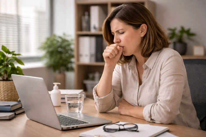 마른기침이 나는 이유