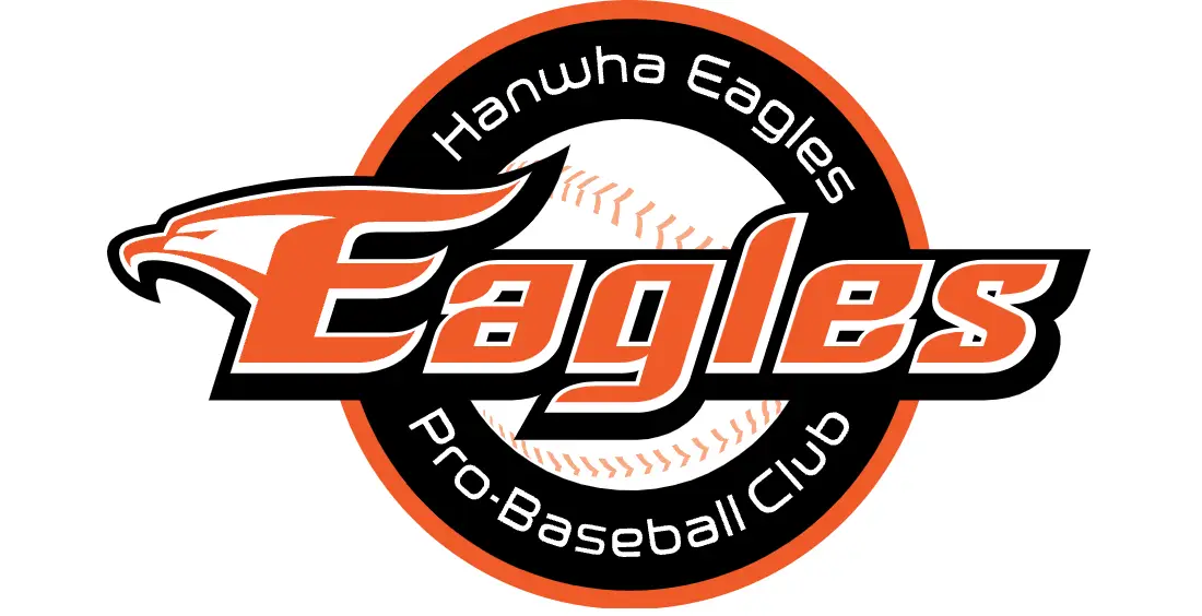 주황색 한화 이글스 마크