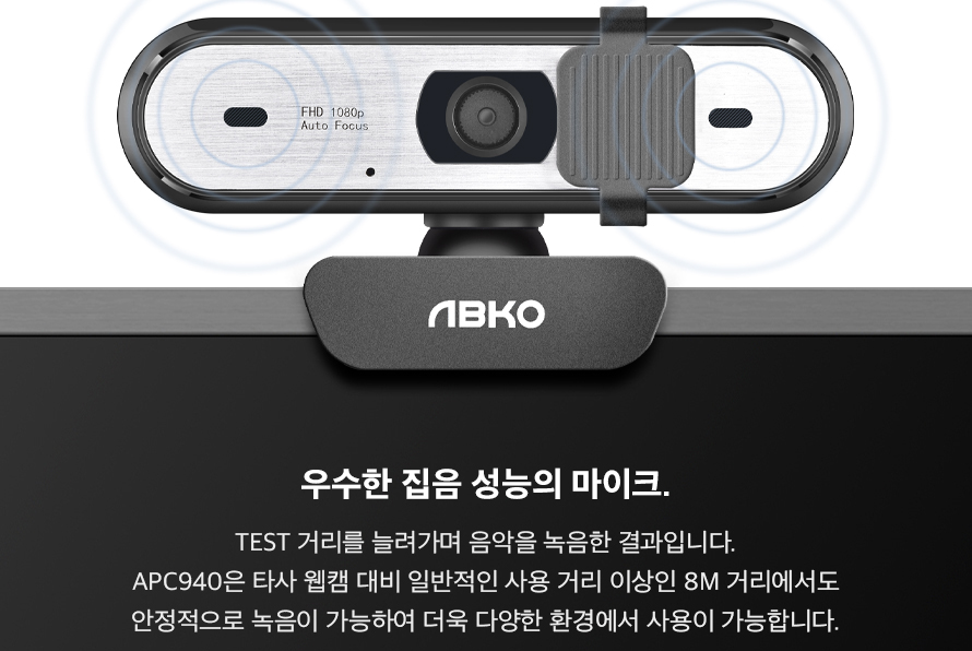 ABKO APC940 FHD 웹캠