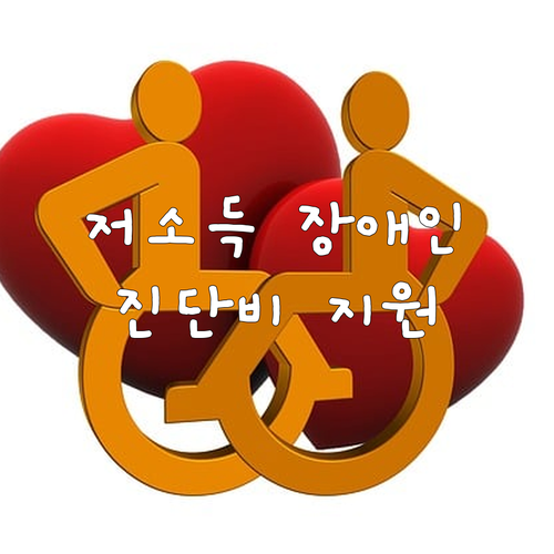 필수 확인 2025 저소득 장애인 진..