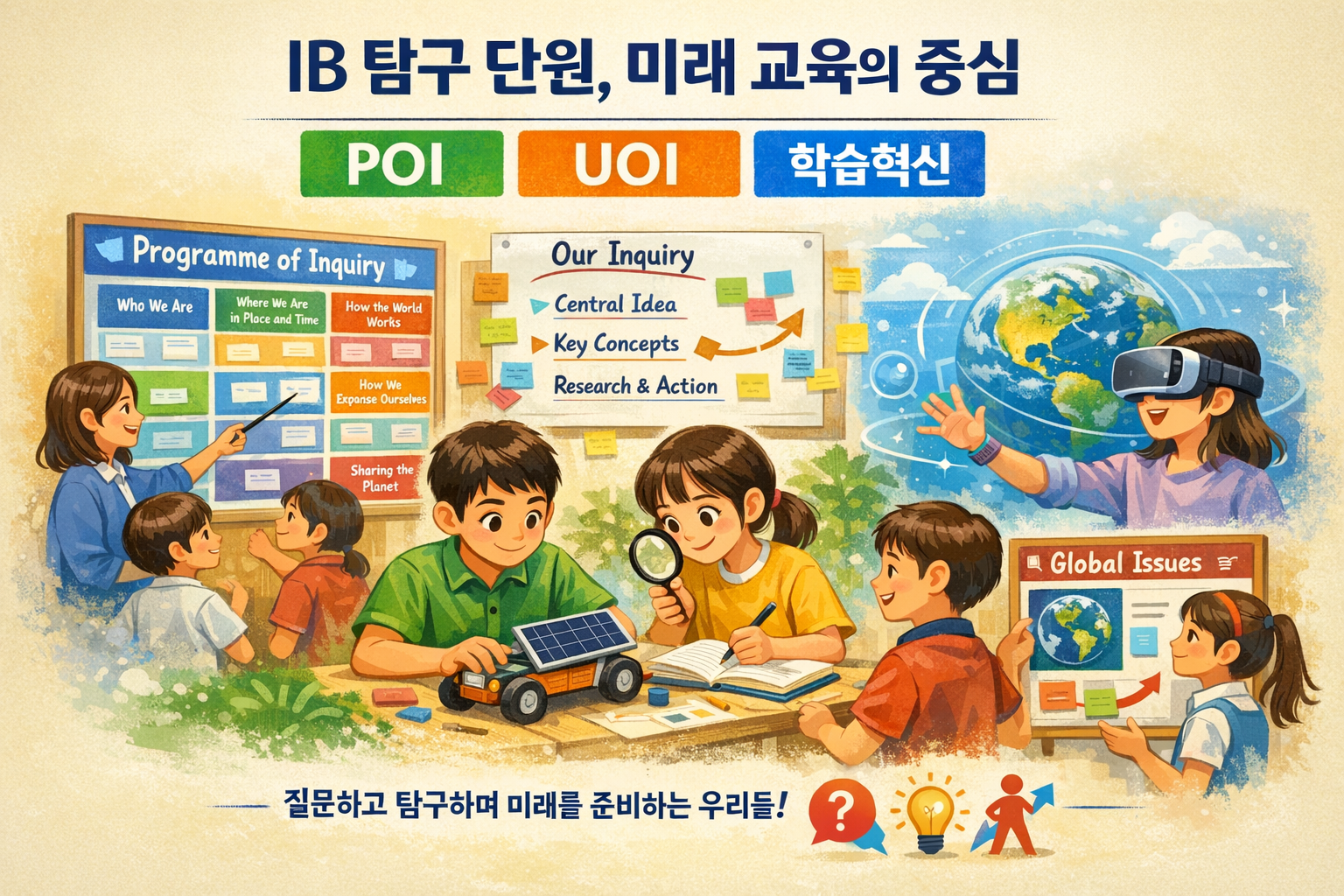 미래 교육의 중심 (POI, UOI, 학습혁신)