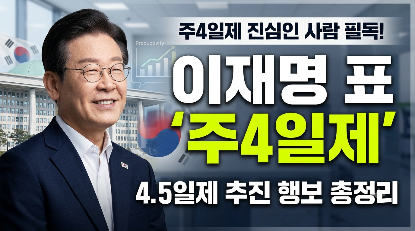 노동시간 단축 주4일제/ 주4.5일제
