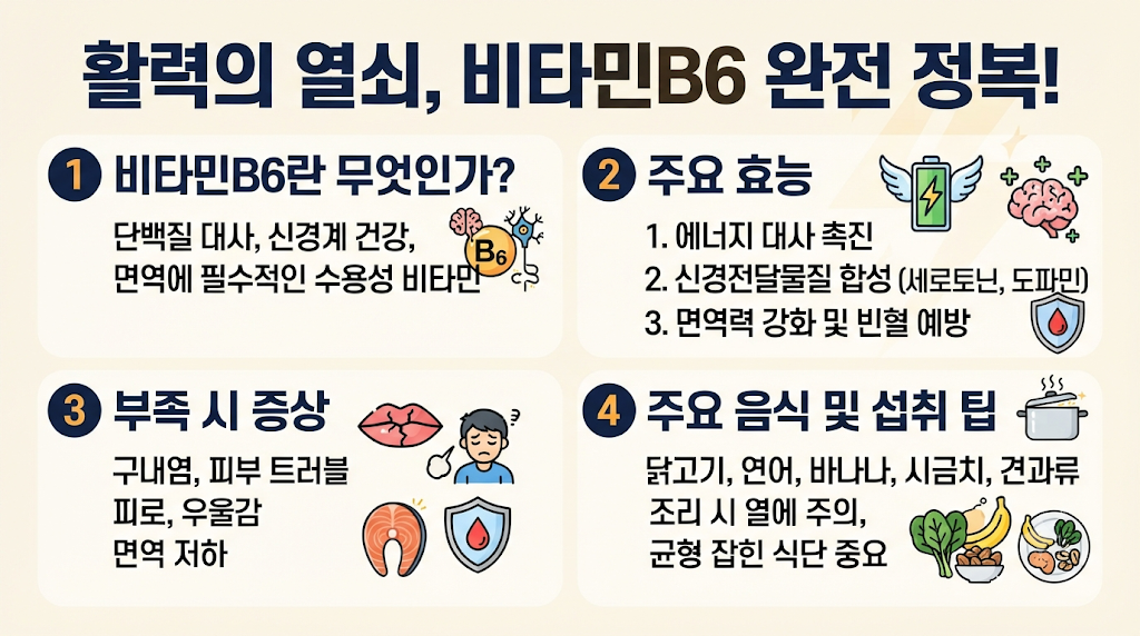 비타민B6 많은 음식